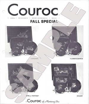 Couroc of Monterey-51 Couroc Product Catalogues 1958 to 1985.